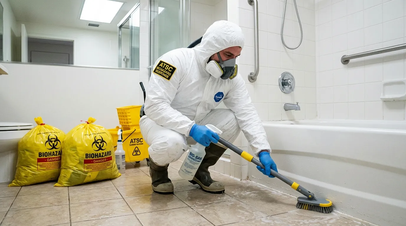 Decontamination equipment deployed for Blood Cleanup in Pawtucket